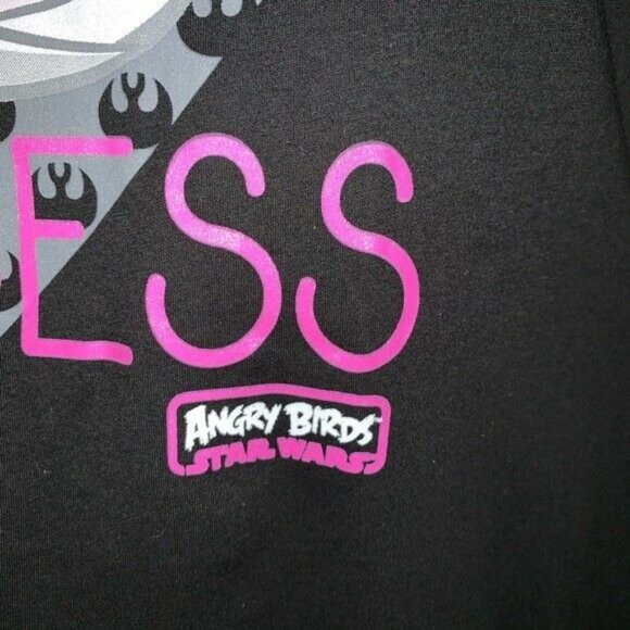 Angry Birds Star‎ Wars Women Black Shirt Size Large - Picture 2 of 6